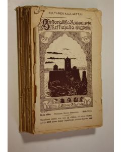 Kirjailijan C. Georg Starbäck käytetty kirja Historiallisia romaaneja keskiajalta : Kultainen kaulaketju (vihkot 13-18 & 21, puuttuu 19-20) (Niilo Bonpoika Sture 1)