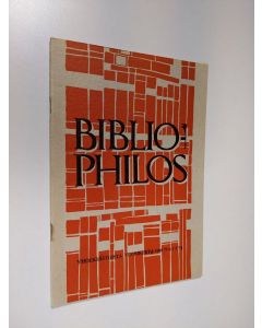 käytetty teos Bibliophilos 1/1960