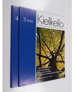 Kirjailijan Kotimaisten kielten tutkimuskeskus käytetty teos Kielikello - kielenhuollon tiedotuslehti : 3-4/2008