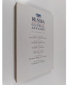 Kirjailijan Sergei Karaganov käytetty kirja Russia in global affairs No. 1 December 2002