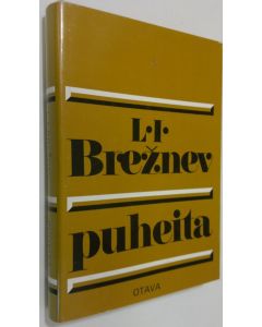 Kirjailijan L. I Breznev käytetty kirja Puheita
