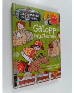 Kirjailijan Martin Widmark käytetty kirja Galoppmysteriet
