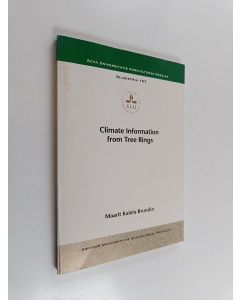 Kirjailijan Maarit Kalela-Brundin käytetty kirja Climate Information from Tree Rings