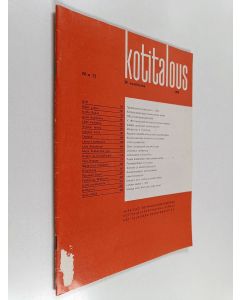 käytetty teos Kotitalous 12/1975