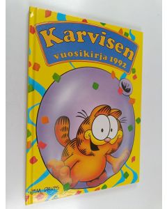 Kirjailijan Jim Davis käytetty kirja Karvisen vuosikirja 1992