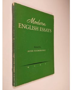 Kirjailijan Aune Tuomikoski käytetty kirja Modern English essays