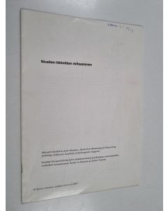 käytetty teos Nivelten liikkeitten mittaaminen