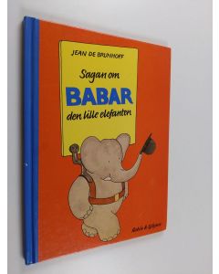 Kirjailijan Jean de Brunhoff käytetty kirja Sagan om Babar den lille elefanten