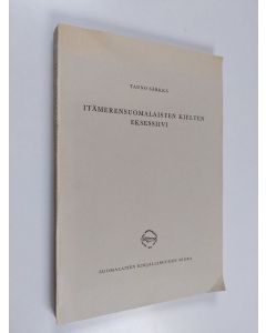 Kirjailijan Tauno Särkkä käytetty kirja Itämerensuomalaisten kielten eksessiivi