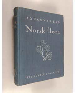Kirjailijan Johannes Lid käytetty kirja Norsk flora