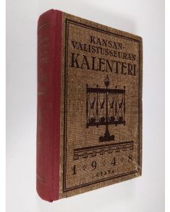 käytetty kirja Kansanvalistusseuran kalenteri 1948