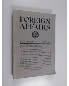 käytetty kirja Foreign Affairs Winter 1987/88 : Vol 66, No 2