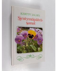 käytetty kirja Syntymäpäiväsanat