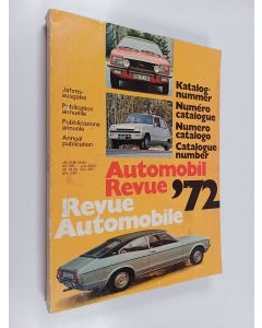 käytetty kirja Automobile revue '72 / Catalogue de la automobile '72