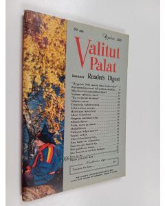 käytetty teos Valitut Palat syyskuu 1958