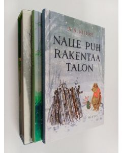 Kirjailijan A. A. Milne käytetty kirja Nalle Puh ; Nalle Puh rakentaa talon