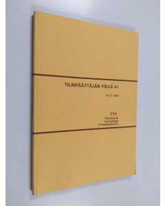 käytetty kirja Tilinpäättäjän päivä 41 : 24.11.1992