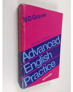 Kirjailijan B. D. Graver käytetty kirja Advanced English practice