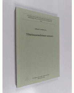 Kirjailijan Juhani Lehtiranta käytetty kirja Yhteissaamelainen sanasto