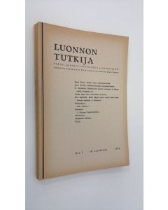 käytetty teos Luonnon tutkija vuosikerta 1954