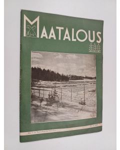 käytetty teos Maatalous N:o 1-2/1940 : tammikuu ja helmikuu