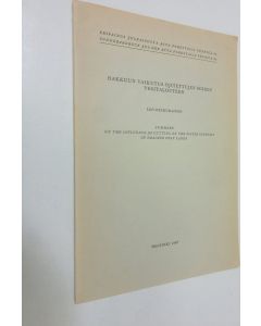 Kirjailijan Leo Heikurainen käytetty kirja Hakkuun vaikutus ojitettujen soiden vesitalouteen = On the influence of cutting on the water economy of drained peat lands