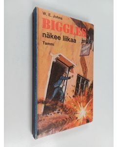 Kirjailijan W. E. Johns käytetty kirja Biggles näkee liikaa