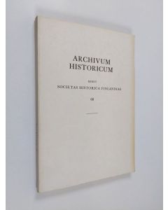 käytetty kirja Archivum historicum 68 = Historiallinen arkisto 68