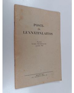 käytetty teos Posti- ja lennätinlaitos