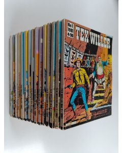 käytetty kirja Tex Willer vuosikerta 1981 (1-16, 5 puuttuu)