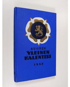 käytetty kirja Suomen yleinen kalenteri 1925 : almanakka ja vuosikirja : kahdeksas vuosikerta