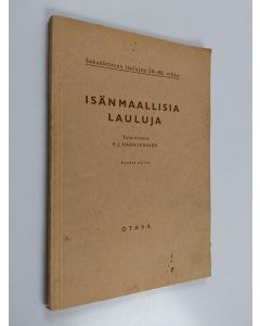 käytetty kirja Isänmaallisia lauluja : Sekaäänisten laulujen 58-60. vihko