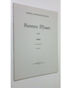 käytetty kirja Suomen museo LXX 1963