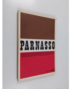 käytetty kirja Parnasso 2-3/1967