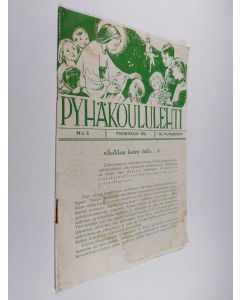 Kirjailijan T. J. Vauramo käytetty teos Pyhäkoululehti 5/1956