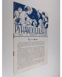 Kirjailijan T. J. Vauramo käytetty teos Pyhäkoululehti 10/1957