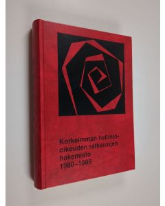 käytetty kirja Korkeimman hallinto-oikeuden ratkaisujen hakemisto 1980-1989