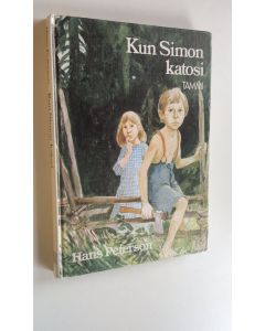 Kirjailijan Hans Peterson käytetty kirja Kun Simon katosi