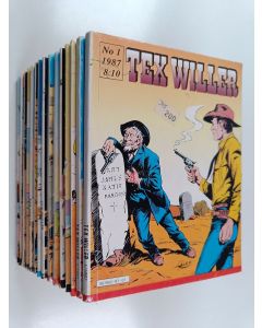käytetty kirja Tex Willer vuosikerta 1987 (1-16)