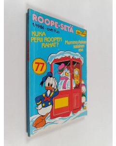 Kirjailijan Walt Disney käytetty kirja Roope-setä 1/1986