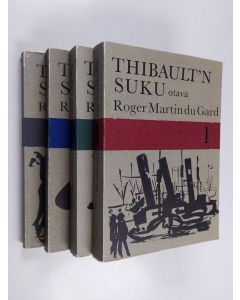 Kirjailijan Roger Martin du Gard käytetty kirja Thibault'n suku 1-4 : Harmaakantinen vihko ;  Kasvatuslaitos ; Kaunis vuodenaika ; Antoinen potilaat ; La Sorellina ; Isän kuolema