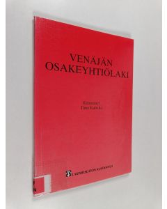 käytetty kirja Venäjän osakeyhtiölaki