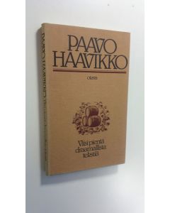 Kirjailijan Paavo Haavikko käytetty kirja Viisi pientä draamallista tekstiä (ERINOMAINEN)