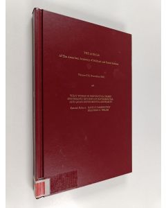 käytetty kirja What works in preventing crime? : systematic reviews of experimental and quasi-experimental research