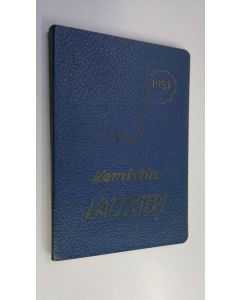 käytetty kirja Kemistin kalenteri 1953