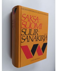 Kirjailijan Lauri Hirvensalo käytetty kirja Saksa-suomi suursanakirja = Grosswörterbuch Deutsch-Finnisch