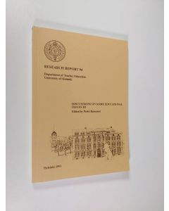 käytetty kirja Discussions on some educational issues 3