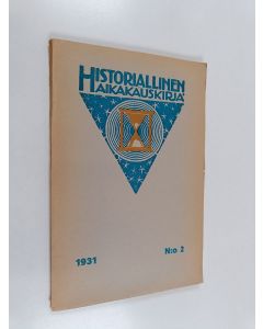 käytetty kirja Historiallinen aikakauskirja 2/1931