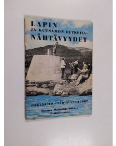 Kirjailijan Vesa Mäkinen käytetty teos Lapin ja Kuusamon retkeilynähtävyydet : aakkosellinen hakemisto ja nähtävyysopas Lapin läänin ja Kuusamon alueen matkailu- ja retkeilykohteista