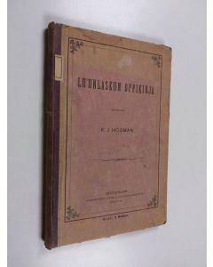 Kirjailijan K. J. Högman käytetty kirja Lu'unlaskun oppikirja